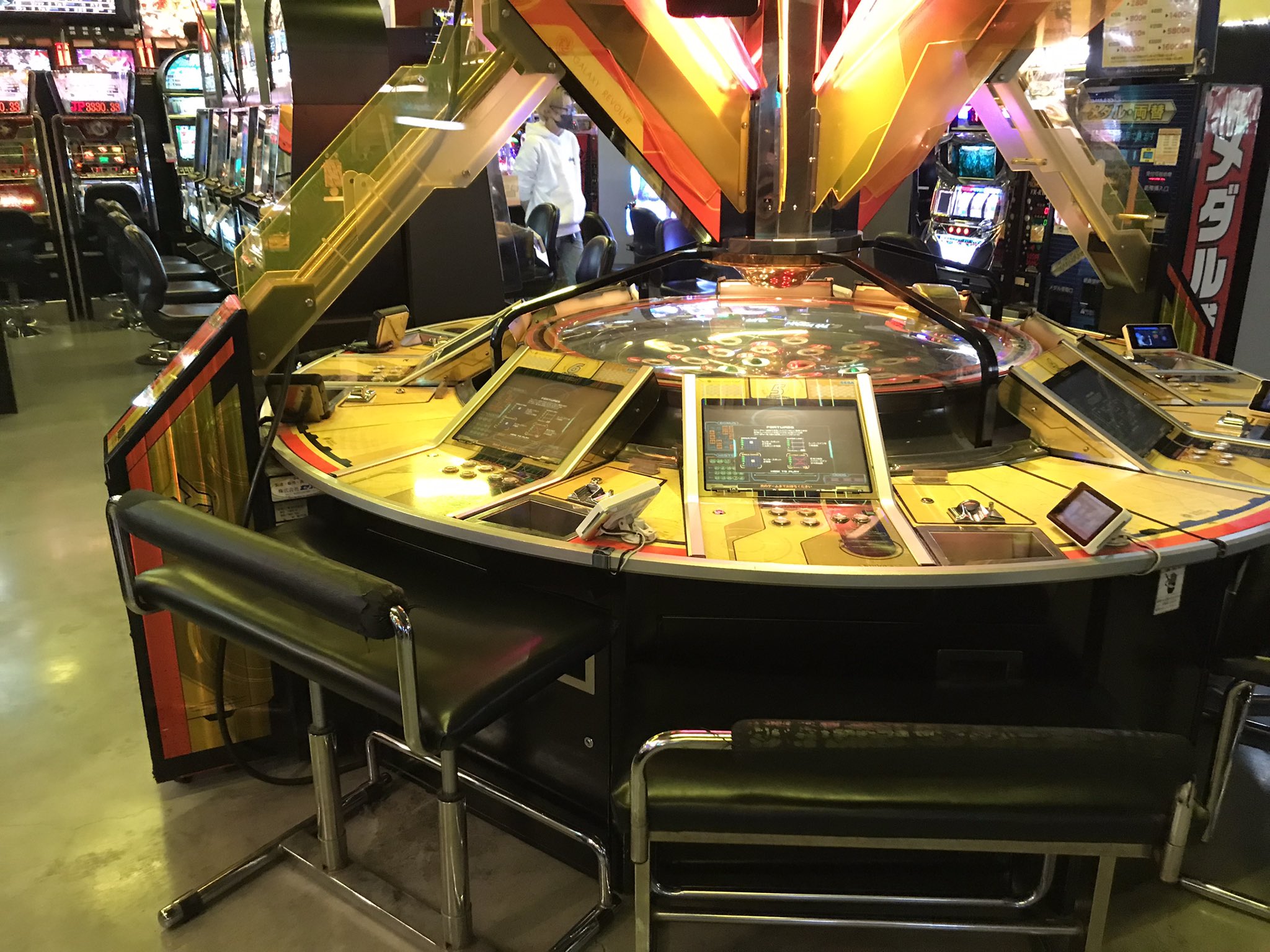 メダルゲーム ビンゴギャラクシー センター抽選機
