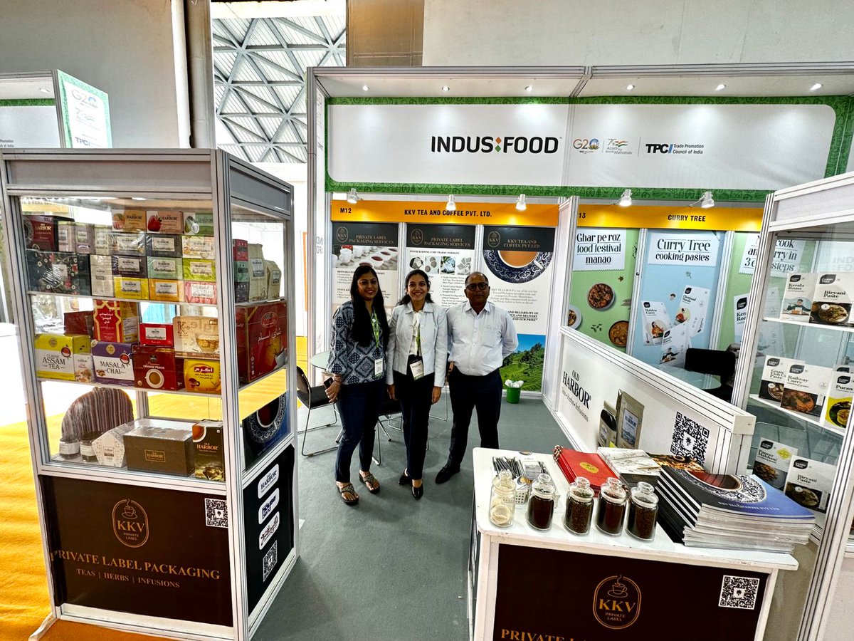 oldharbortea's tweet photo. Thank you for visiting us at Indusfood 2023!

#indusfood2023 #tea #privatelabel #oem #privatelabeling #coffee #teaexports #kadakchai #assamtea https://t.co/ASbfiGuarj