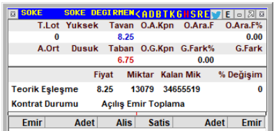 FinansUzman2's tweet photo. #soke Teorik Eşleşme Tavan
Tavanda Bekleyen 34M Lot https://t.co/OEQyS74Gvx