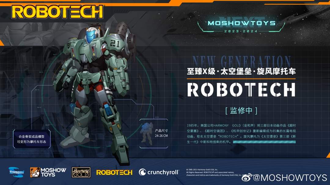 GokinMr's tweet photo. [News e Anteprime] Moshow Toys : VR-052F Mospeada Stick (Scott Bernard Type) “Kiko soseiki Mospeada/Robotech” The Masterpiece Collection https://t.co/fxR3qN1IPV
#機甲創世記モスピーダ #robotech #mecha #anime #Moshowtoy #macorss #mospeda https://t.co/0FC3Ep3utg