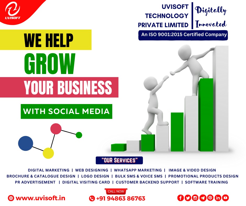 UvisoftIndia's tweet photo. WE HELP GROW YOUR BUSINESS WITH SOCIAL MEDIA
CALL US TO KNOWN MORE DETAILS
๐ฑ +919486386763
๐ : https://t.co/3HlIdiyoPY
FOLLOW US ON:
#grow #supervaluepack #monthlyplan #trailpack #budgetpack #branding #brandawareness #digitalmarketing #uvisoft #virtualvickram #arni https://t.co/oaeuf9H2SH