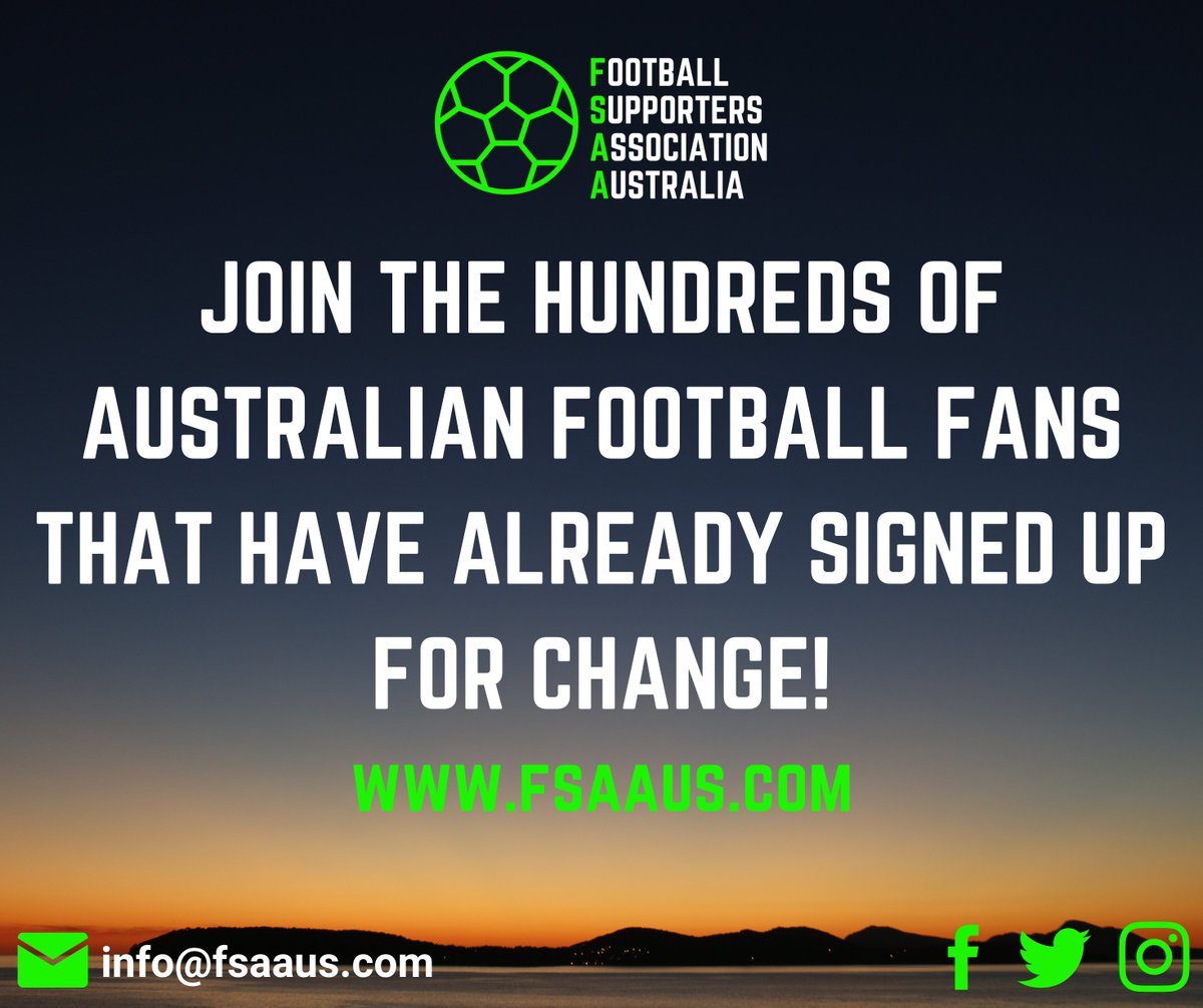 FSAAustralia's tweet photo. Soon we will be distributing an EOI seeking suitably skilled football fans to help build the next stage of the FSAA.
We need your help to make sure we have the right people signed up and involved, RETWEET and TAG your football mates to make them aware of the FSAA movement
#FSAA https://t.co/fsRC2v4zwJ