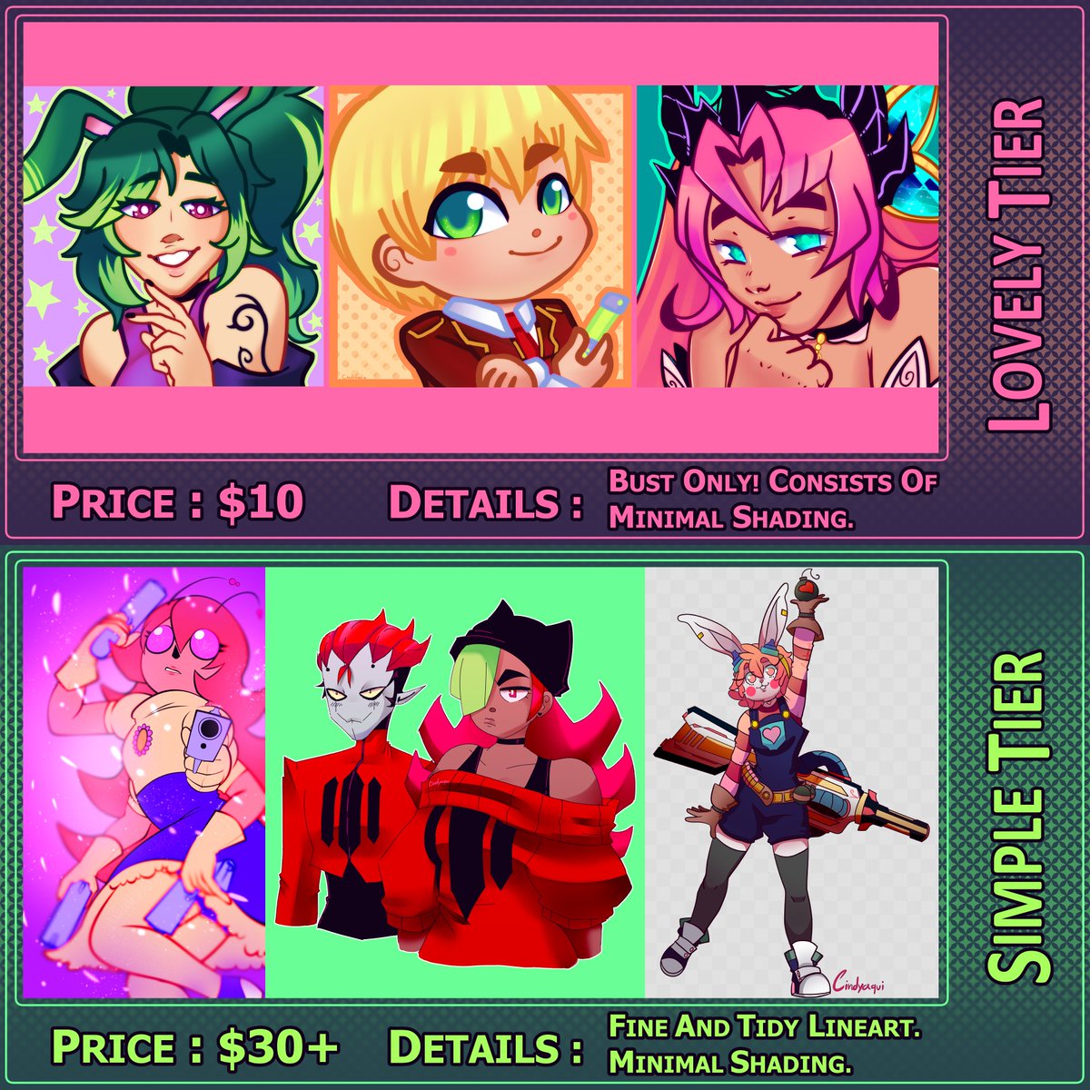 cindyaquiart's tweet photo. 🌸OPEN FOR COMMISSIONS! DM @Cindyaqui for work or any questions! 
🌷Paid Upfront Only. DM for payment options.
🌷Open to draw just about anything!
🌷In thread is my other sites if you wish to reach me there instead!
#commissionsopen #art #Commission #anime #manga https://t.co/lsF0VYeSDC
