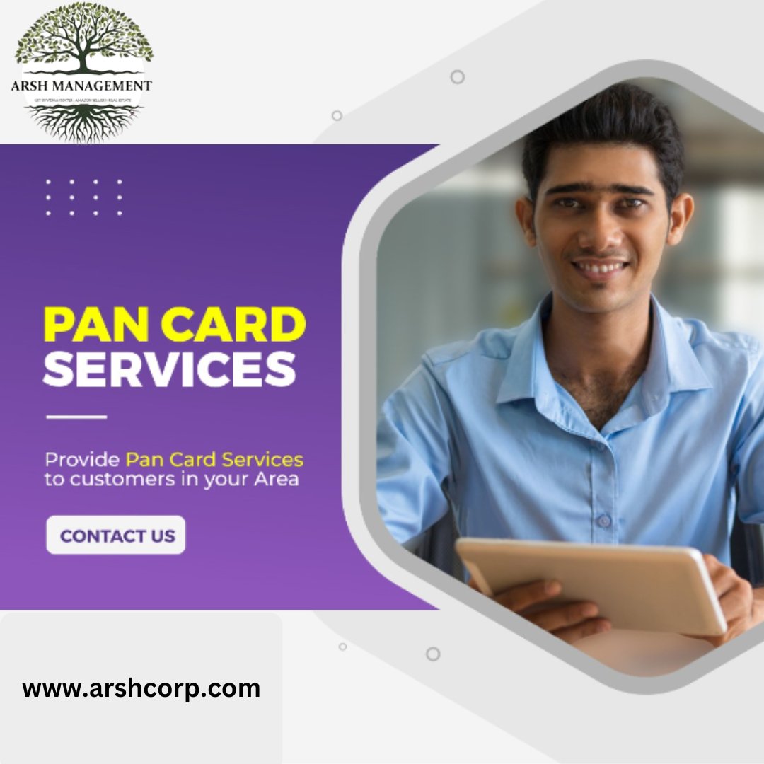 How provide Pan Card Services to your Customers?
Contact Us!!
.
.
.
.
.
#gstfranchise #gstupdate #gst #gstnews #gstcenter 
#gstconsultant #gstsuvidhacenter #businessopportunity #smallbusiness #digitalindiabusiness #www.arshcorp.com