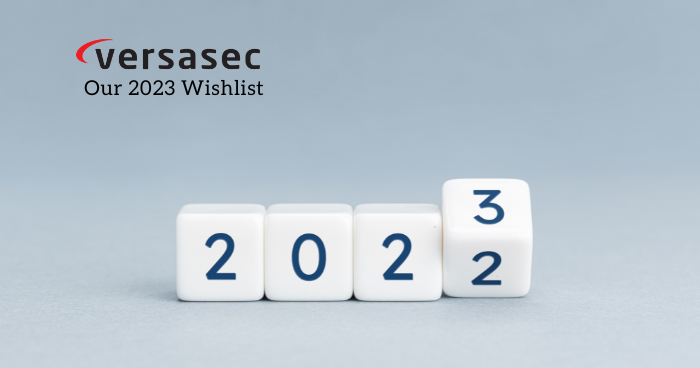 versasec's tweet photo. Our 2023 #cybersecurity wishlist: https://t.co/hSCuTNoNUd What are your #2023 security goals?

#cybersecurity #mfa #futureproof #newyear #newgoals #2023cyber #2023goals #cyberblog https://t.co/ZJ72pxevsJ