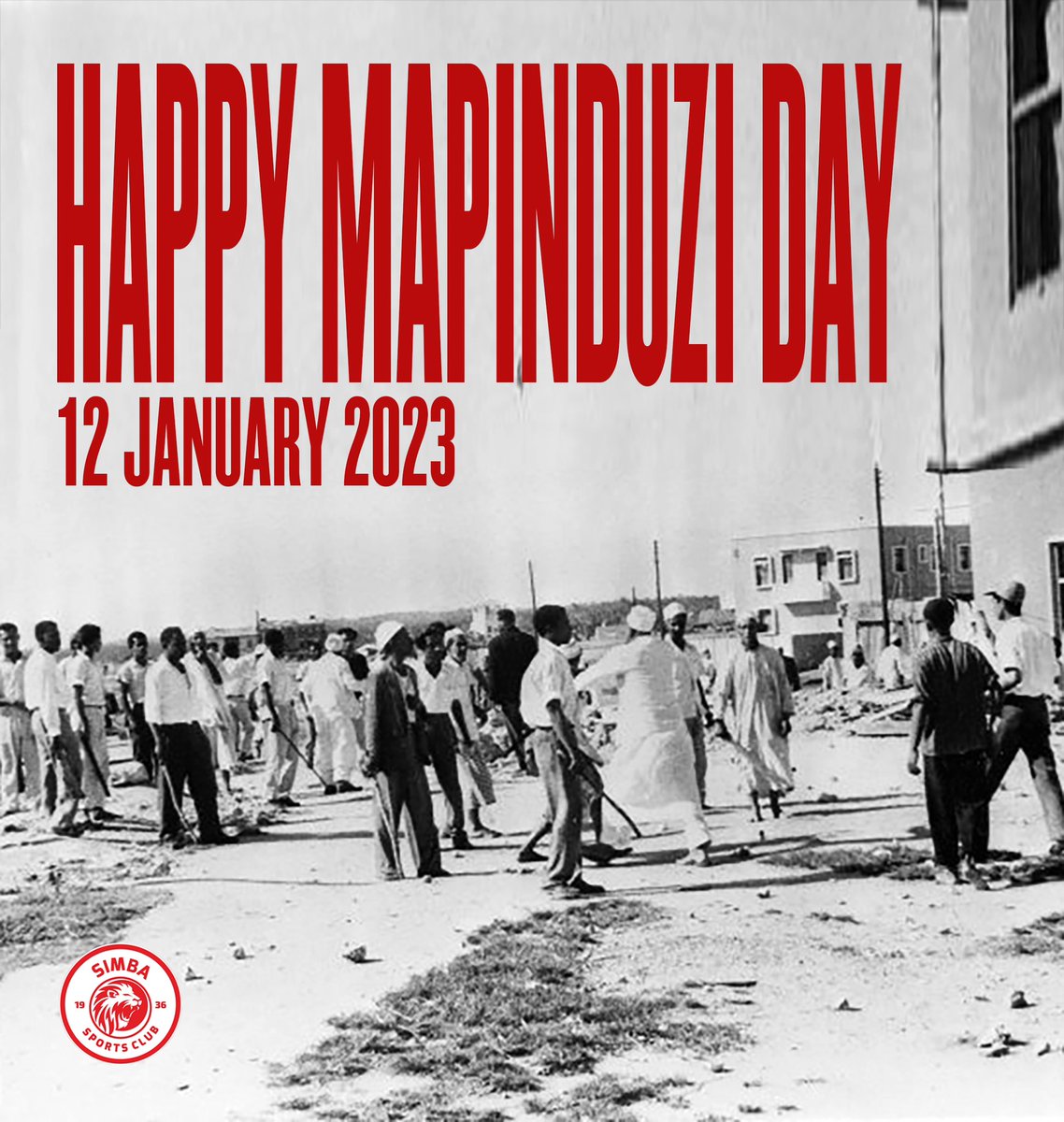 SimbaSCTanzania's tweet image. Heri ya Siku ya Mapinduzi.

#MapinduziDay
#MapinduziDay2023
#NguvuMoja