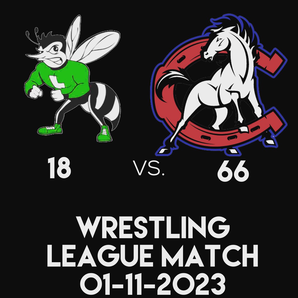 good job today to our wrestling colts