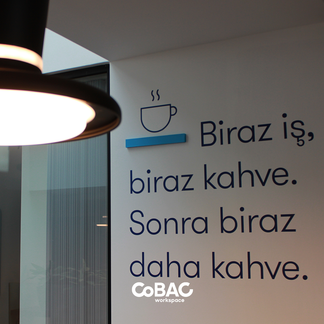 CoBACWorkspace's tweet photo. In CoBAC, you can find the energy sometimes in a cup of coffee and sometimes in a sweet conversation. In CoBAC, the energy never ends. ☕ #ThisisCoBAC
🔸
CoBAC’te enerjiyi, bazen bi fincan kahvede bazen tatlı bir sohbette bulabilirsin. CoBAC’te enerji hiç bitmez. ☕ #BurasıCoBAC https://t.co/ivIB09ga7f