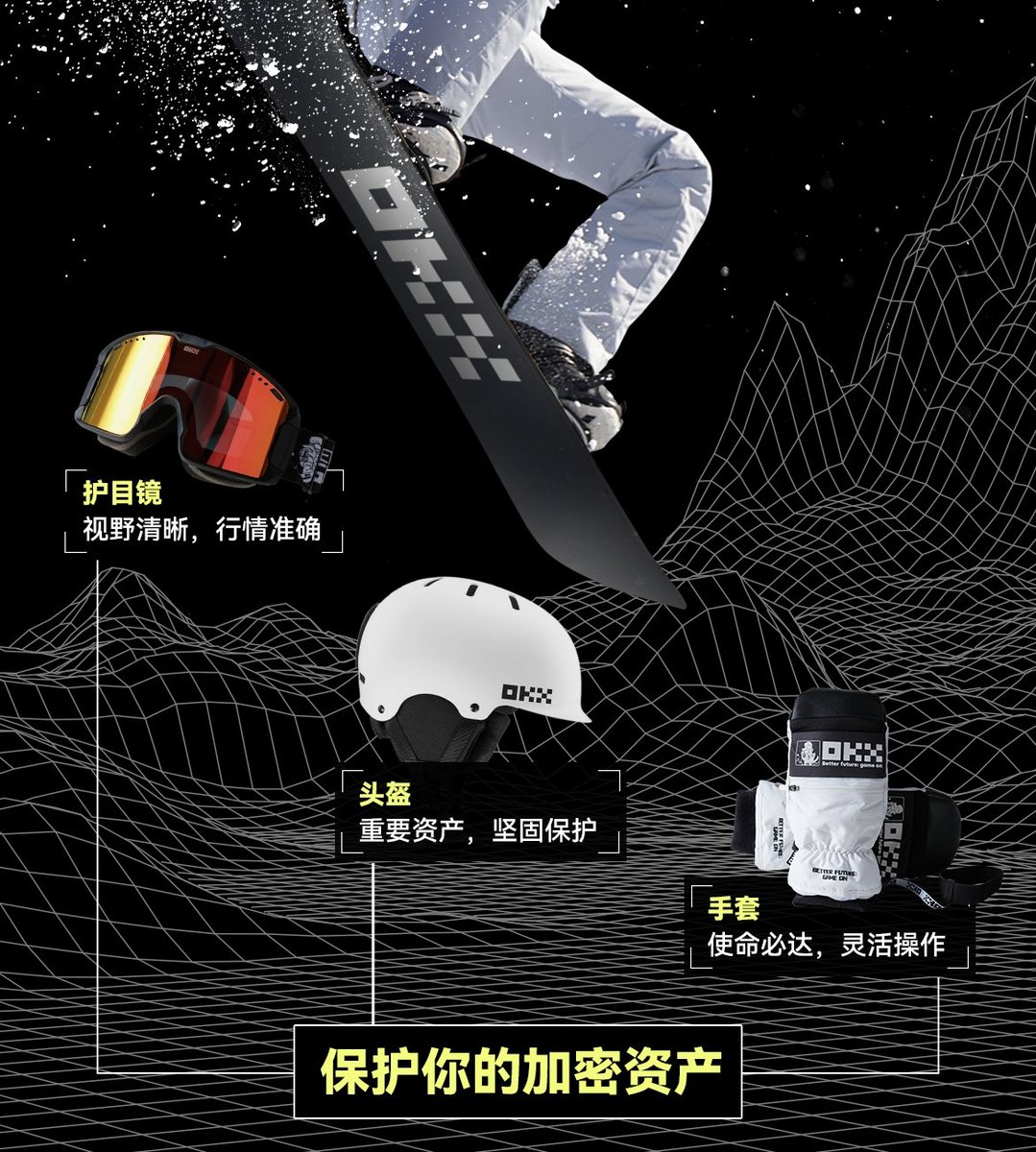 okxchinese's tweet photo. 欧易滑雪护具套装，开奖倒计时24h~ https://t.co/WoEiiInb7x