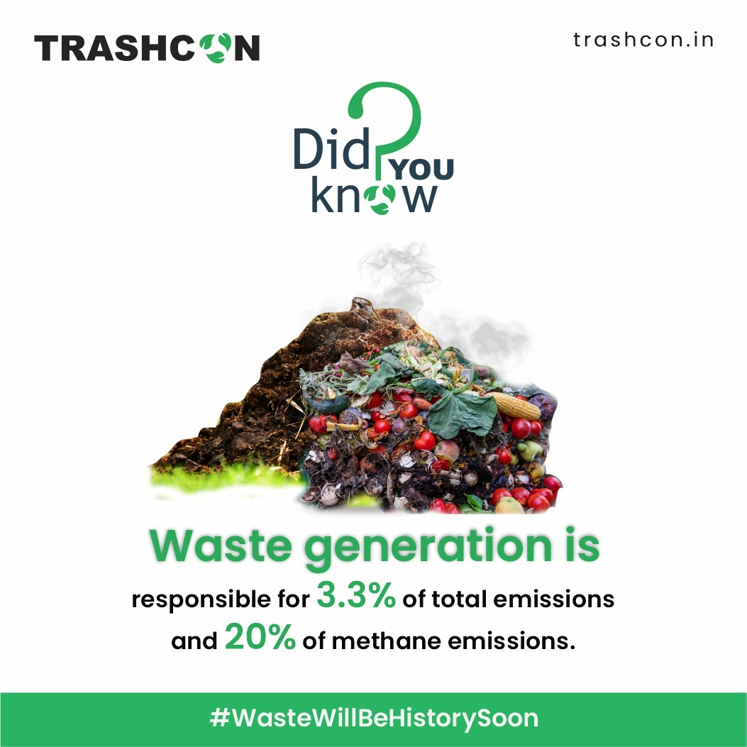 TrashConLabs's tweet photo. Methane is more potent than CO2 and is responsible for as much as 16% of global greenhouse gas emissions (GHGs). 

#madeinindia #recycling #zerowaste #sustainability #ecofriendly  #circulareconomy #wastedisposal #trashcon #trashbot #WoWboards

Source - https://t.co/pM3DgcmxOo https://t.co/Tm0hRUo6QW