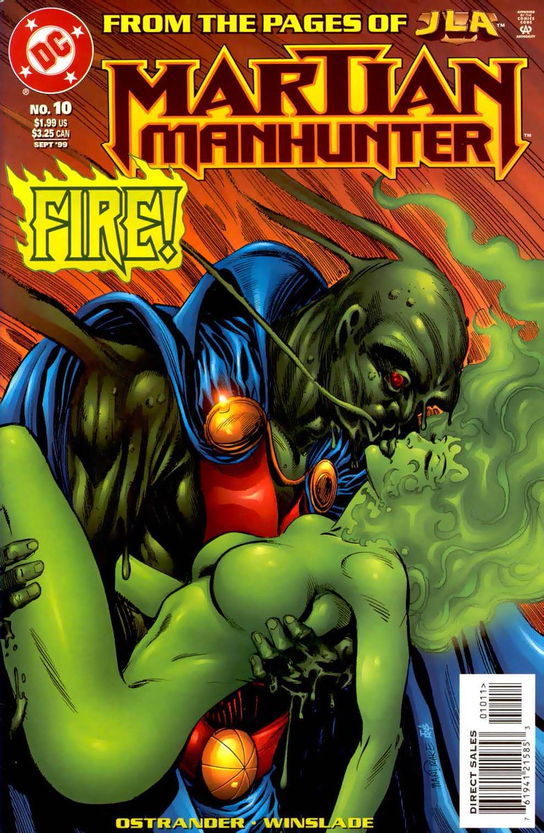 A look at the complicated relationship between #Fire and #MartianManhunter!  #DCComics #90scomics