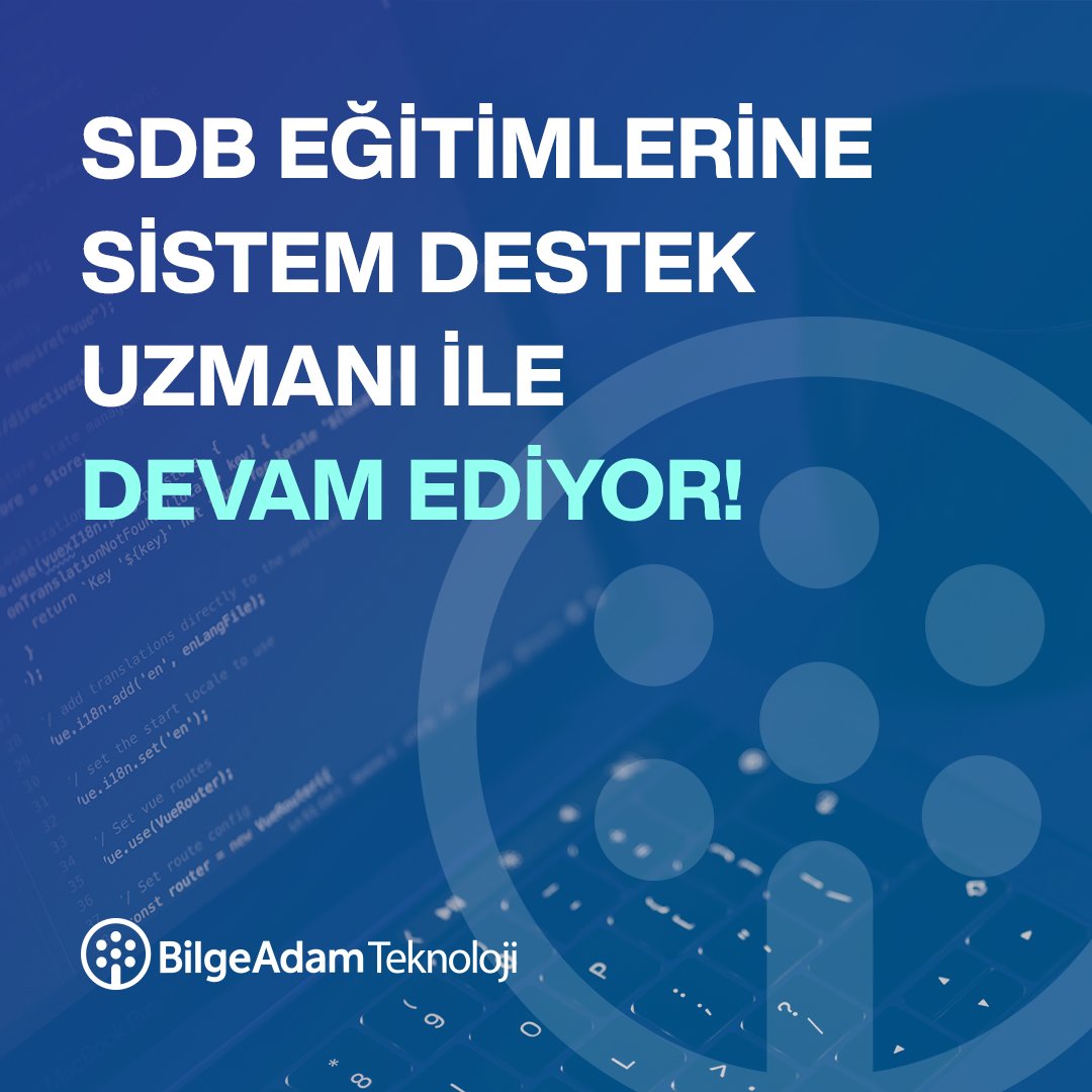 ba_stardev's tweet photo. Sistem Destek alanında bir kariyer hedefliyorsan “SDB Sistem Destek Uzmanı Programı” tam sana göre!
#BilgeAdamTeknoloji #StarDevelopmentBootcamp #Kariyer #YeniMezun #BT #BilişimTeknolojileri #Pratik #YetiştirmeProgramı #SistemDestekUzmanı #SistemDestekUzmanıBootcamp https://t.co/6UGUrNlhPJ