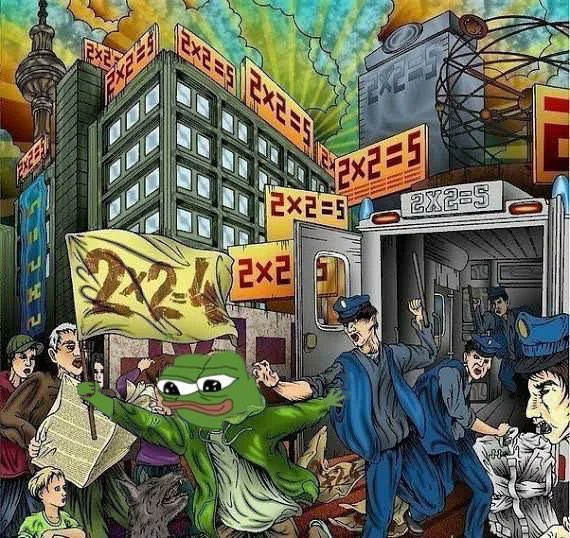 Kanthan2030's tweet photo. Seriously, we live in a world where the US establishment says 2+2=5, and everyone around the world starts repeating it like zombies.
After a while, the mob starts beating anyone who says 2+2 is 4.
#MassPsychosis https://t.co/MVP7UF1TDy