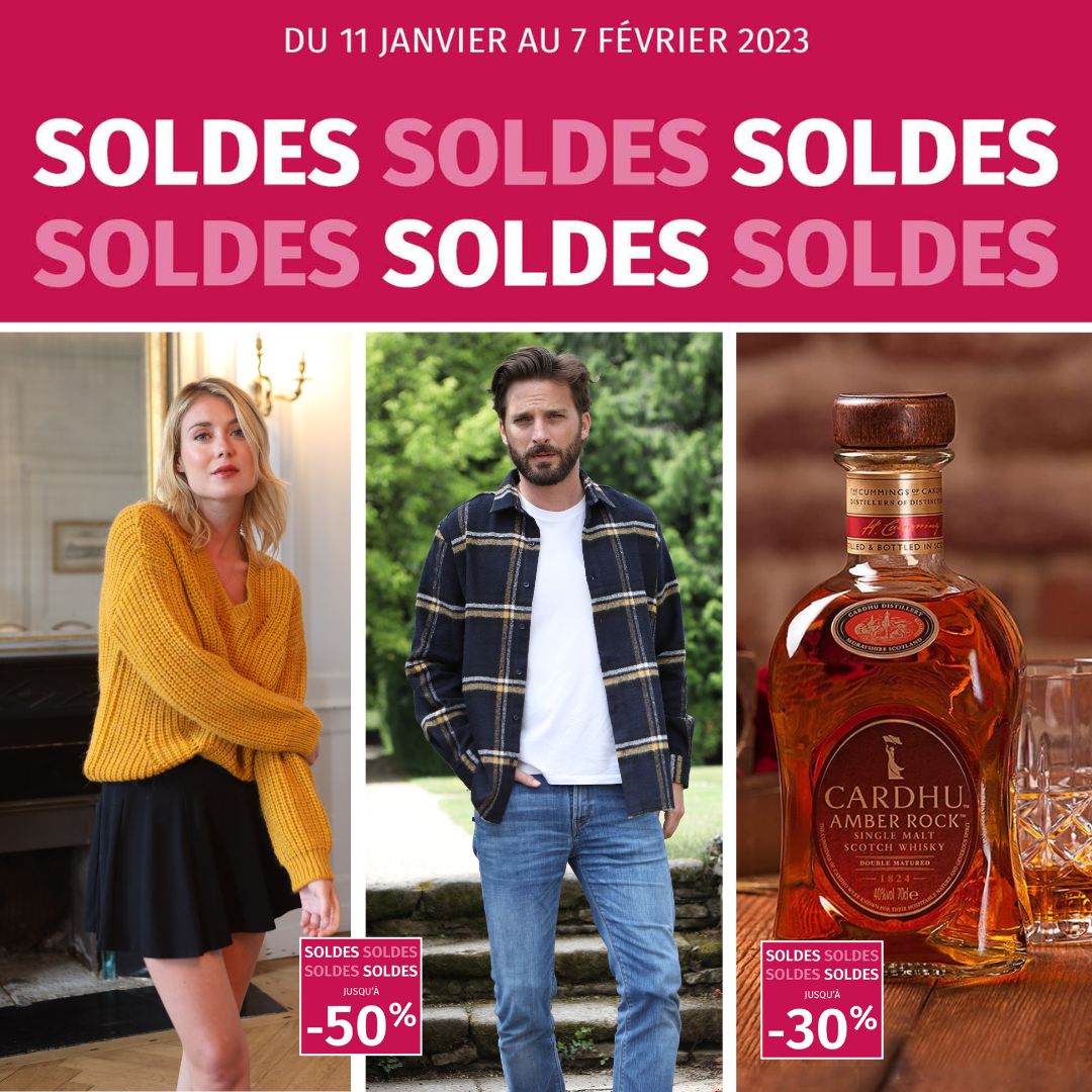 Profitez de nos soldes avec des remises jusqu'à -50% sur une sélection d'articles mode femme et homme. ☘️Découvrez nos offres de la cave allant jusqu'à -30%. ▶️ comptoir-irlandais.com/fr/cms/529/sol…