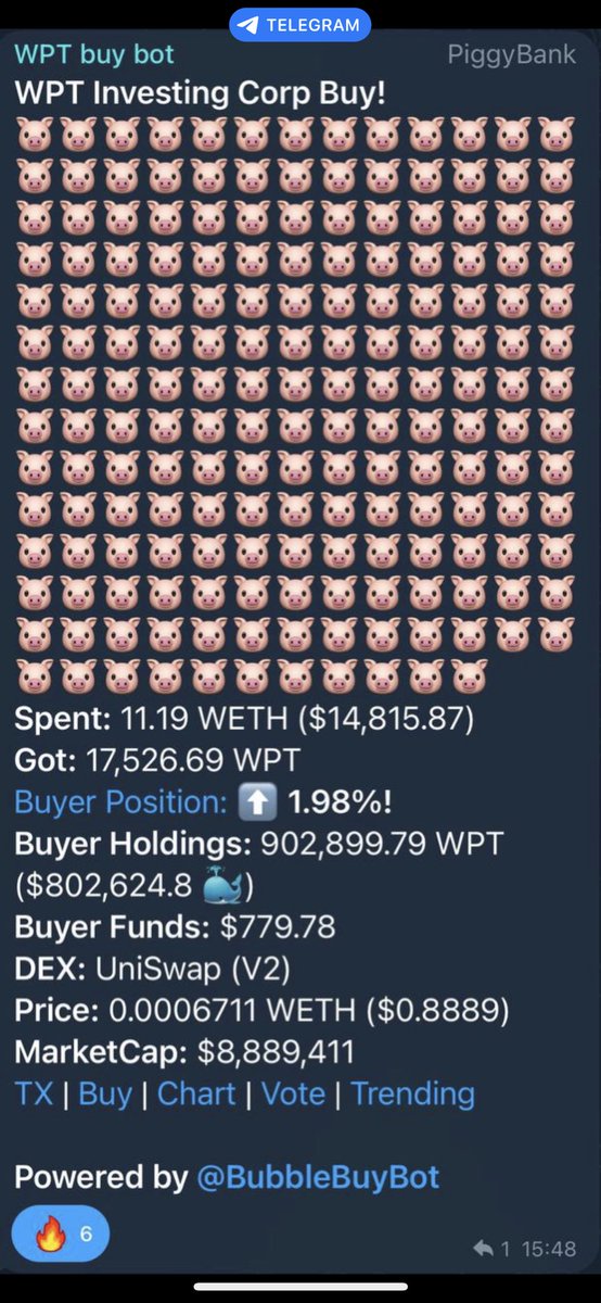 <a href="/CryptoAltGems/">Crypto AltGems🚀</a> <a href="/WPT_Investing/">WPT Investing Corp</a> will!! Our Real World Utility brings in daily ROI from our Prime MCA Lenders!! We don’t need no pump n dumps. #WPT is geared for any market, bear or bull!! Come by and hop on the train, or fomo in later! #DollarX #Bacon #WPTInvestingCorp