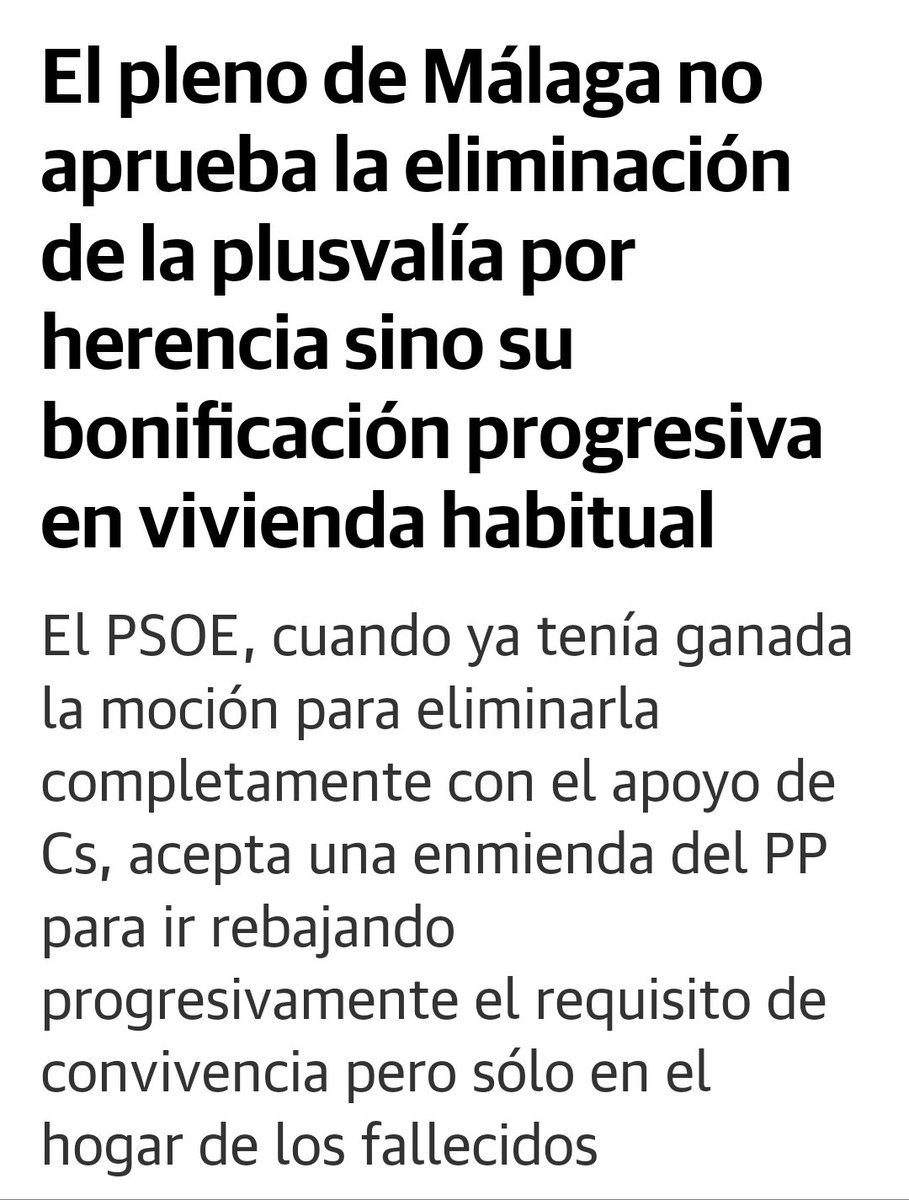 granadian22's tweet photo. En Málaga pudimos eliminar el impuesto de plusvalía, pero no quisisteis hacerlo.
Os pusisteis de acuerdo con el PSOE para hacer como que si, pero al final no, para después volver a daros la mano para evitar la investigación a Braulio Medel.
#Bipartidismo de amiguetes. https://t.co/jzd4qKpgxq