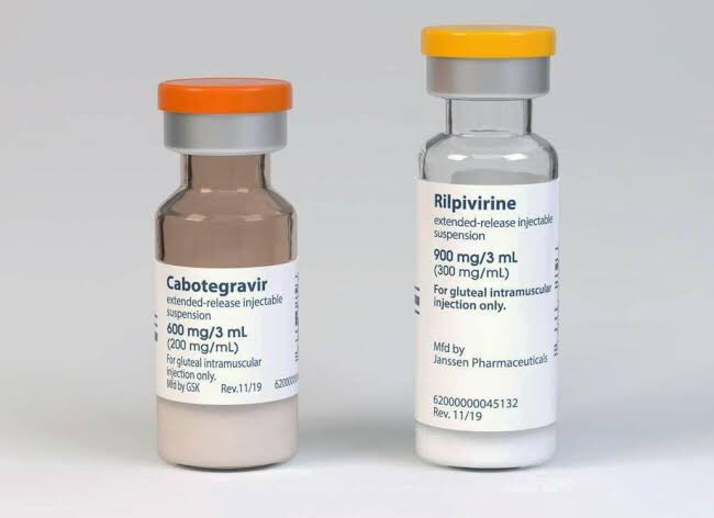 Cabotegravir; long acting injectable for Pre-Exposure Prophylaxis (PrEP) in HIV. First two injections are administered 4 weeks apart followed by an injection every 8 weeks. A better option to daily oral PrEP regimens like Truvada because of adherence issues.