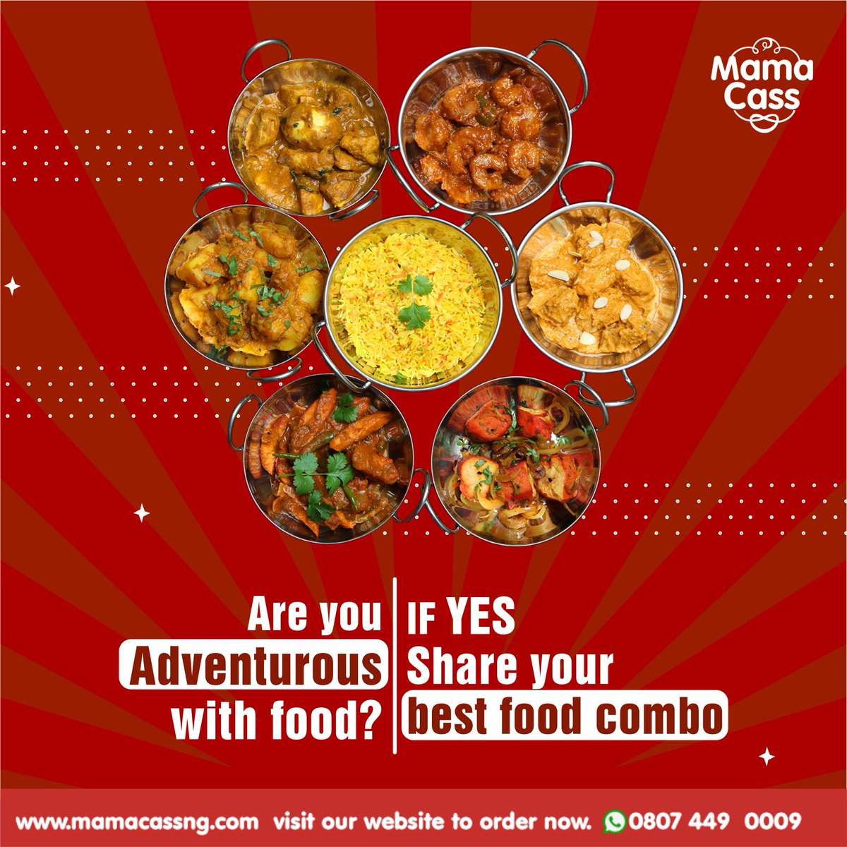 Are you adventurous when it comes to food? 

If yes, share your best food combo in the comment section

#mamacass #mamacassngr #foodcombo #foodcombos #foodideas