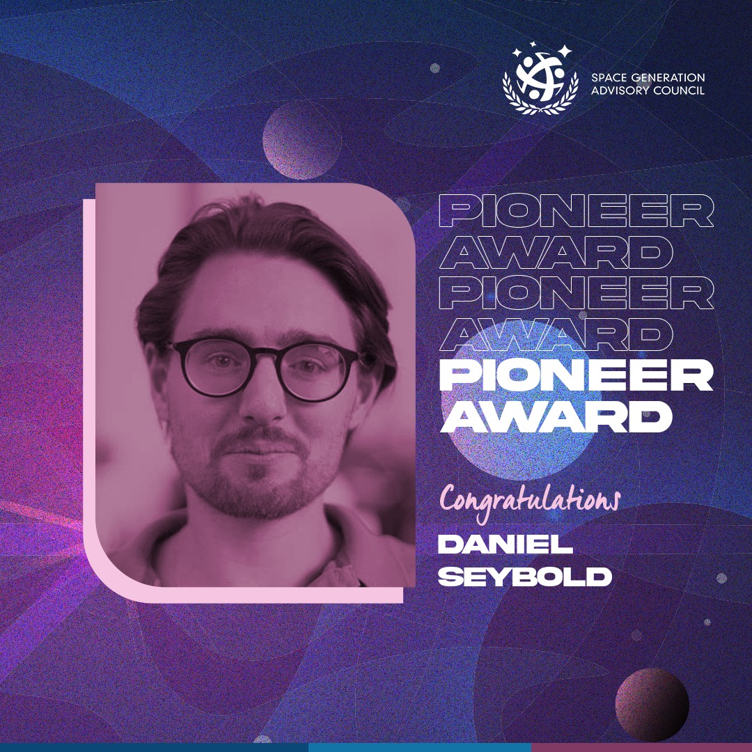SGAC's tweet photo. We are proud to announce Daniel Seybold as our Pioneer Award winner.
Daniel is currently the Treasurer for SGAC, overseeing all financial aspects of the organisation. 
Congratulation Daniel. We appreciate all the  fantastic work you are doing for SGAC.
https://t.co/A0AEs9jV1F https://t.co/g4CsWHbU9C