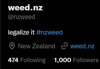 nzweed's tweet photo. Thanks for 1K followers! #nzweed #weed #CannabisCommunity https://t.co/cjATtdDuOd