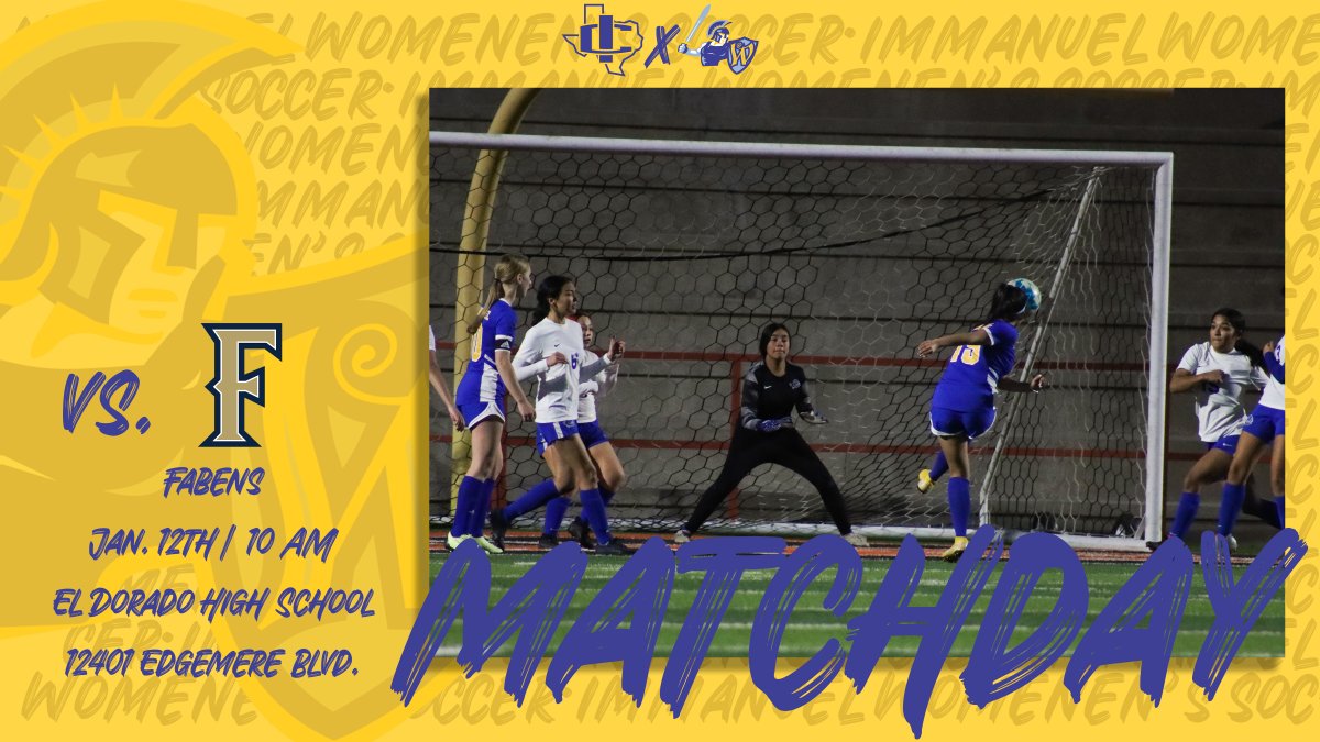 ICSWSoccer's tweet photo. IT’S MATCHDAY! 

Lady Warriors ⚔️ vs. Fabens Wildcats 🐾

📆 Thursday, January 12th, 2023

⌚️ 10 AM

📍El Dorado High School, 12401 Edgemere Blvd.

#ICWSOC23 ⚽️
#GoWarriors ⚔️
#BeatFabens 🐾 https://t.co/uXx8VK9tov