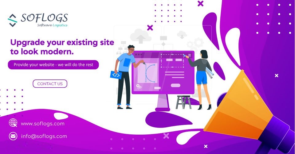 Upgrade your existing site to look modern. Provide your website – we will do the rest.
Call or WhatsApp us: +91 9032453453
Mail: info@soflogs.com
Visit us: soflogs.com
#designwebsite #redesignwebsite #uidesign #uxdesign #websitetips #websitecreativity #graphicdesign