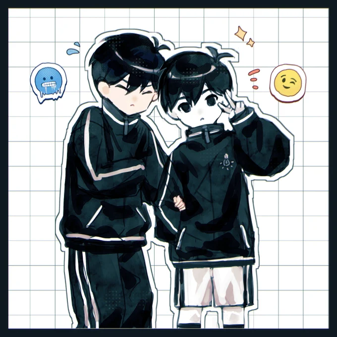 さむいね～ #OMORIFANART 