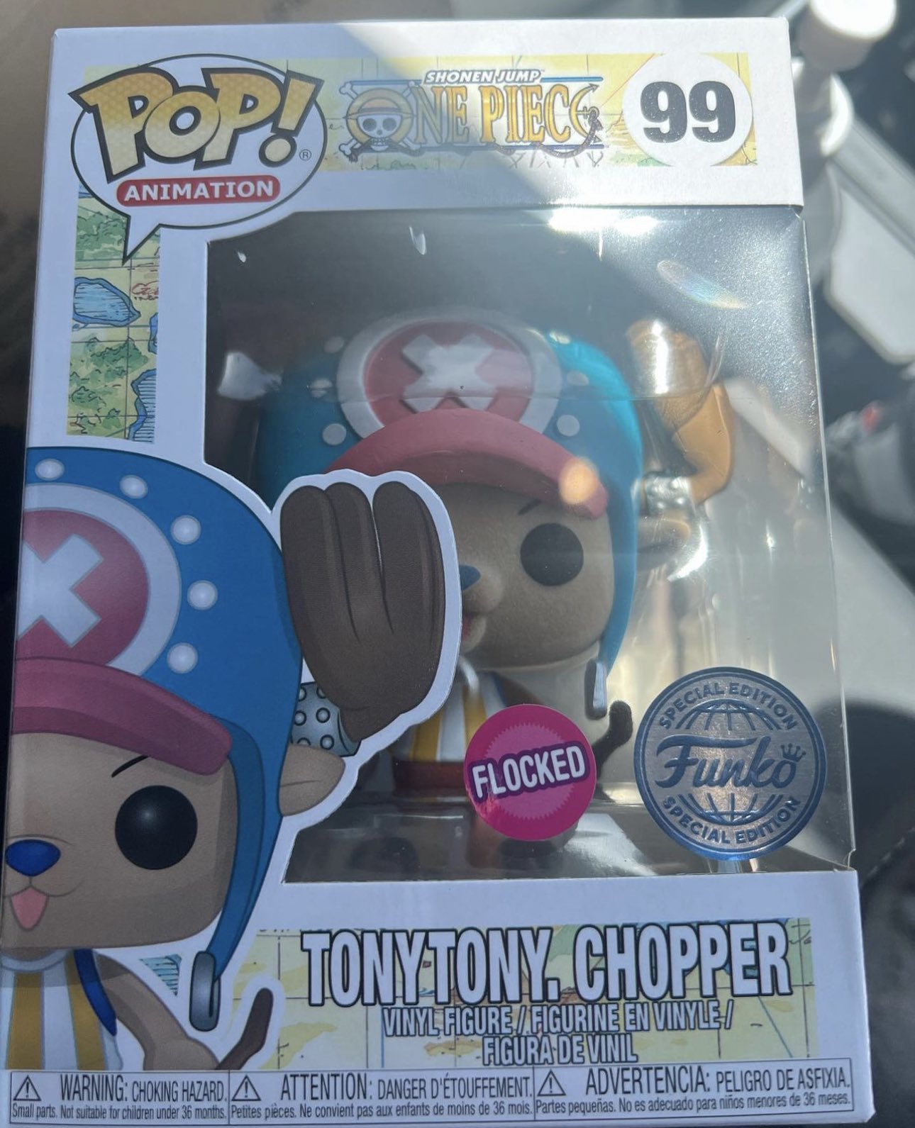 ONE PIECE – POP N° 99 – Tony Tony Chopper – Flocked