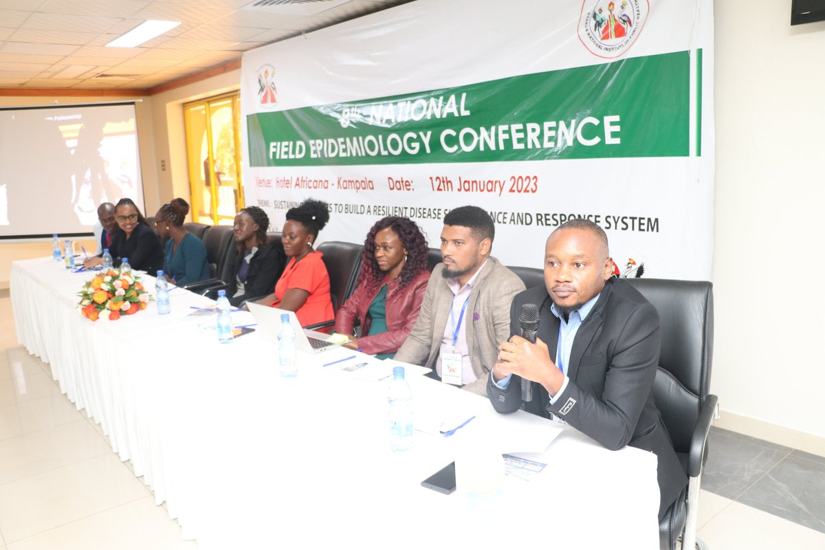 dndyaba's tweet image. Interesting conversations and findings at the 8th National #EpidemiologyConference @HotelAfricana. 
I am particularly moved by Patrick King who investigated the COVID-19 vaccine uptake and coverage in Uganda: a descriptive study, 2021 - 2022.