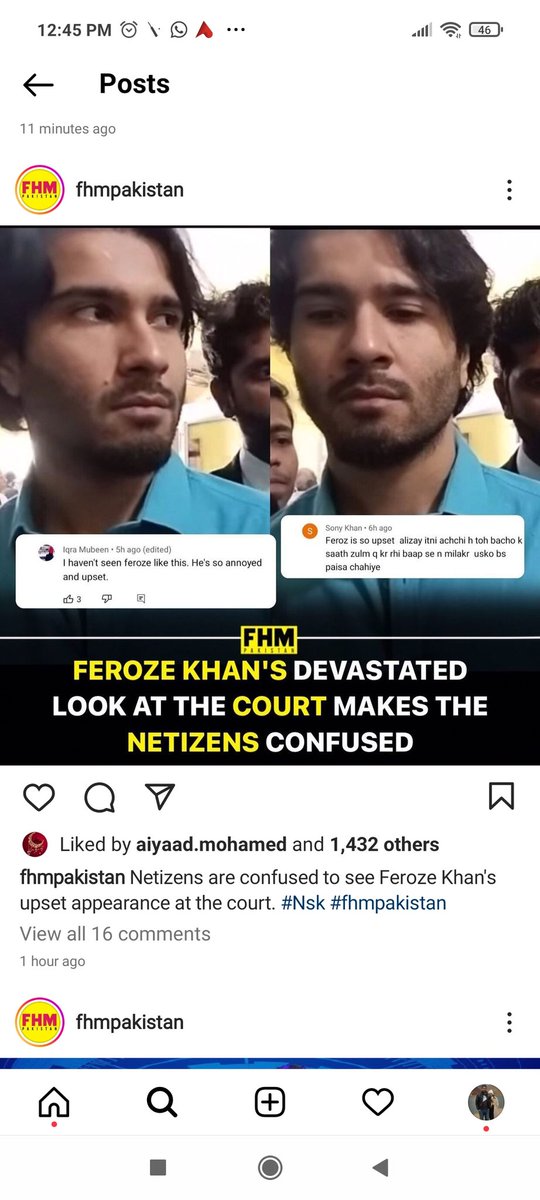 Who every running this page is very sensible person I must say #FerozeKhan #fhmpakistan