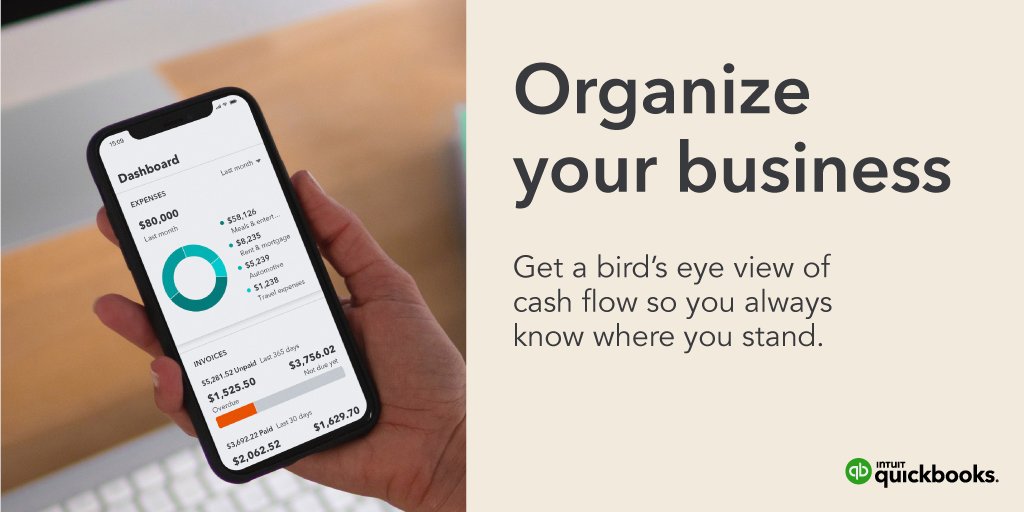 BlogCosmic's tweet photo. As a small business owner, it's easy to get preoccupied with the day-to-day, QuickBooks helps me take a step back to monitor the health of my business. #QBAmbassador https://t.co/1BDlvFZQMK
