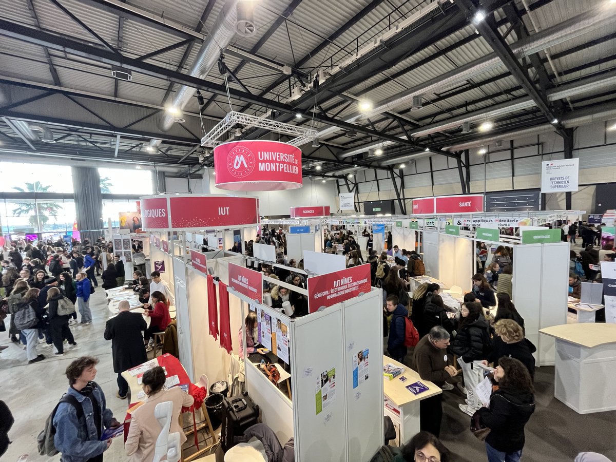 <a href="/Philippe_Auge/">Philippe Augé</a> <a href="/Occitanie/">Région Occitanie</a> <a href="/RA_Occitanie/">Région Académique Occitanie</a> <a href="/acmontpellier/">Académie Montpellier</a> <a href="/FacPharma_Mtp/">Faculté de Pharmacie de Montpellier</a> <a href="/Faculte_DSP_UM/">Faculté Droit et Science politique de Montpellier</a> <a href="/FacultemedMPL/">Faculté de Médecine Montpellier-Nîmes</a> <a href="/FacsciencesUM/">Fac des Sciences UM</a> <a href="/UFRStapsMontpel/">UFRStapsMontpellier</a> <a href="/PolytechMontp/">Polytech Montpellier</a> #SES2023 🎓 Le Salon de l'Enseignement Sup a pour mission d’informer et d’accompagner les jeunes dans leur poursuite d’études: études universitaires, concours, BTS, classes préparatoires, BUT, grandes écoles, réorientation #Orientation #Montpellier 👉 umontpellier.fr/agenda/venez-d…