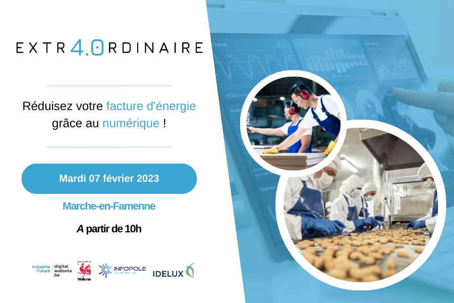 📆 L’<a href="/infopoletic/">INFOPOLE Cluster TIC</a> et <a href="/IDELUX_/">IDELUX</a> organisent une deuxième édition de l’événement Extr4.0rdinaire spécial énergie.

Découvrez des pistes pour réduire votre facture d’énergie et repartez avec des vraies solutions technologiques ➡ digitalwallonia.be/fr/agenda/extr…

#numérique #wallonie