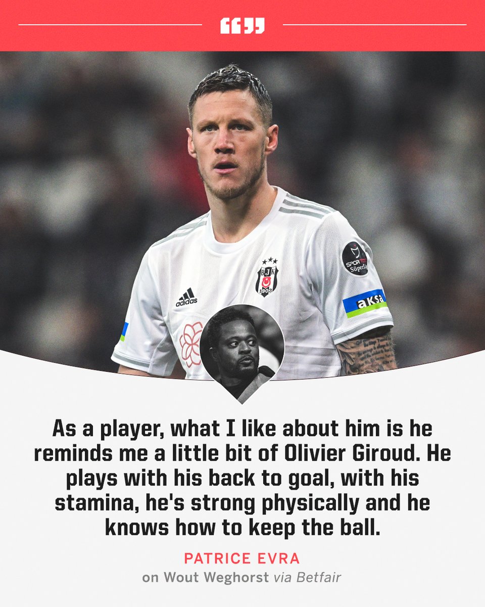 Wout Weghorst can be Man United's Olivier Giroud according to Patrice Evra 🗣