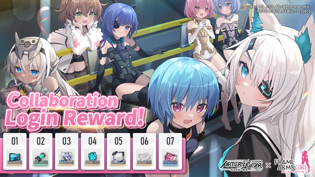 Arterygear_EN on Twitter "Artery Gear x Anime Frame Arms Girl The 2nd