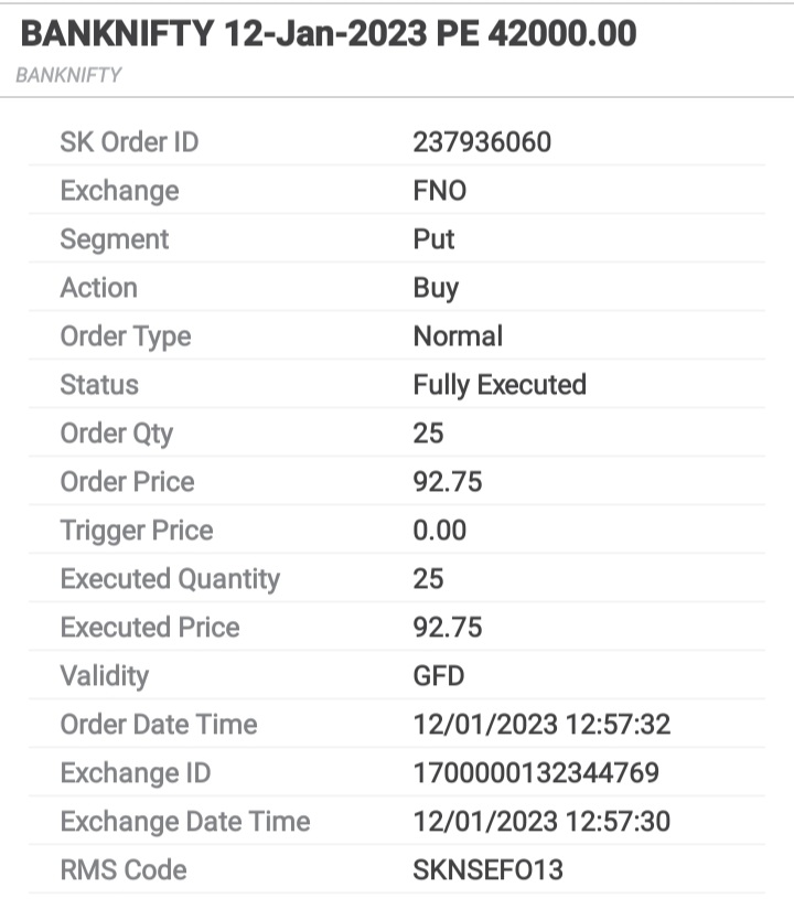 BTCETHLIVE's tweet photo. Double Money 💰 🤑 💸 Bought 42000 PE @93 Sold at 186 Great Returns 👍 👌 😒 
#banknifty 
#investing
#investments
#trading
#OptionsFlow
#investing
@bittu_grd 
@CaGhanshamJoshi 
@LearningEleven 
@niki_poojary 
@Tradewith_Vivek 
@wealth_verse 
@ProTrader_Mike https://t.co/j4aj6XPW8r