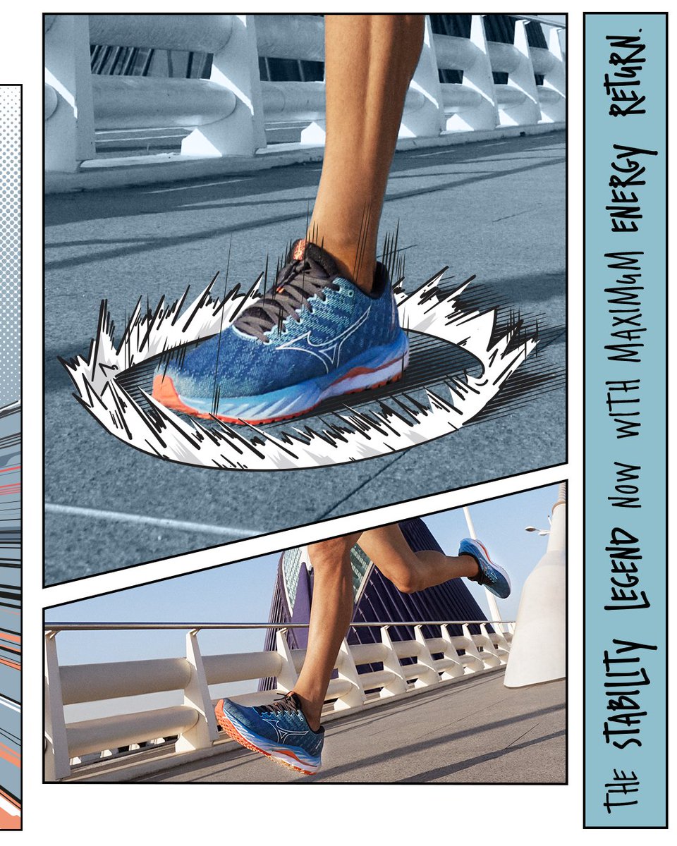 MizunoRunningEU's tweet photo. Get inspired and move forward with enhanced propulsion and maximum comfort👟

Meet the new Wave Inspire 19 🤩

#WaveInspire19 #MizunoRunningEU #ReachBeyond https://t.co/EqtzAinJj9
