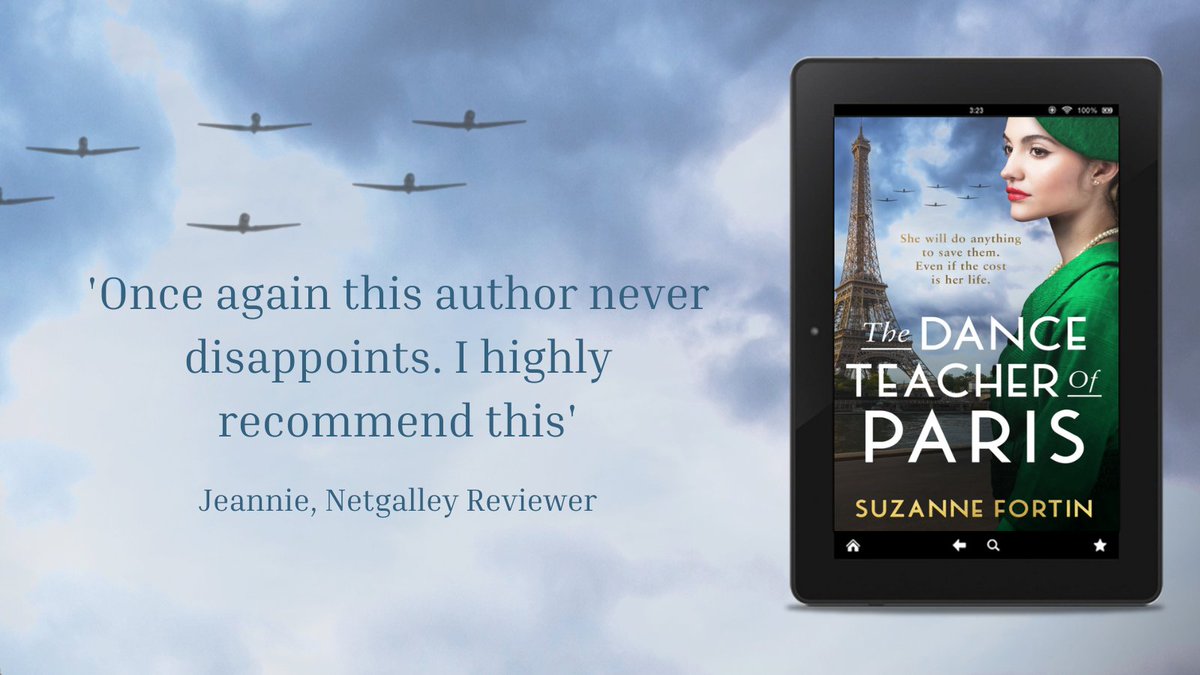 An absolutely heart-breaking and unforgettable #newbook about the strength of the human spirit and the courage of ordinary people in the darkest days of WW2. Don't miss @suefortin1's stunning THE DANCE TEACHER OF PARIS, out this month! loom.ly/w-mj1WE #amreading