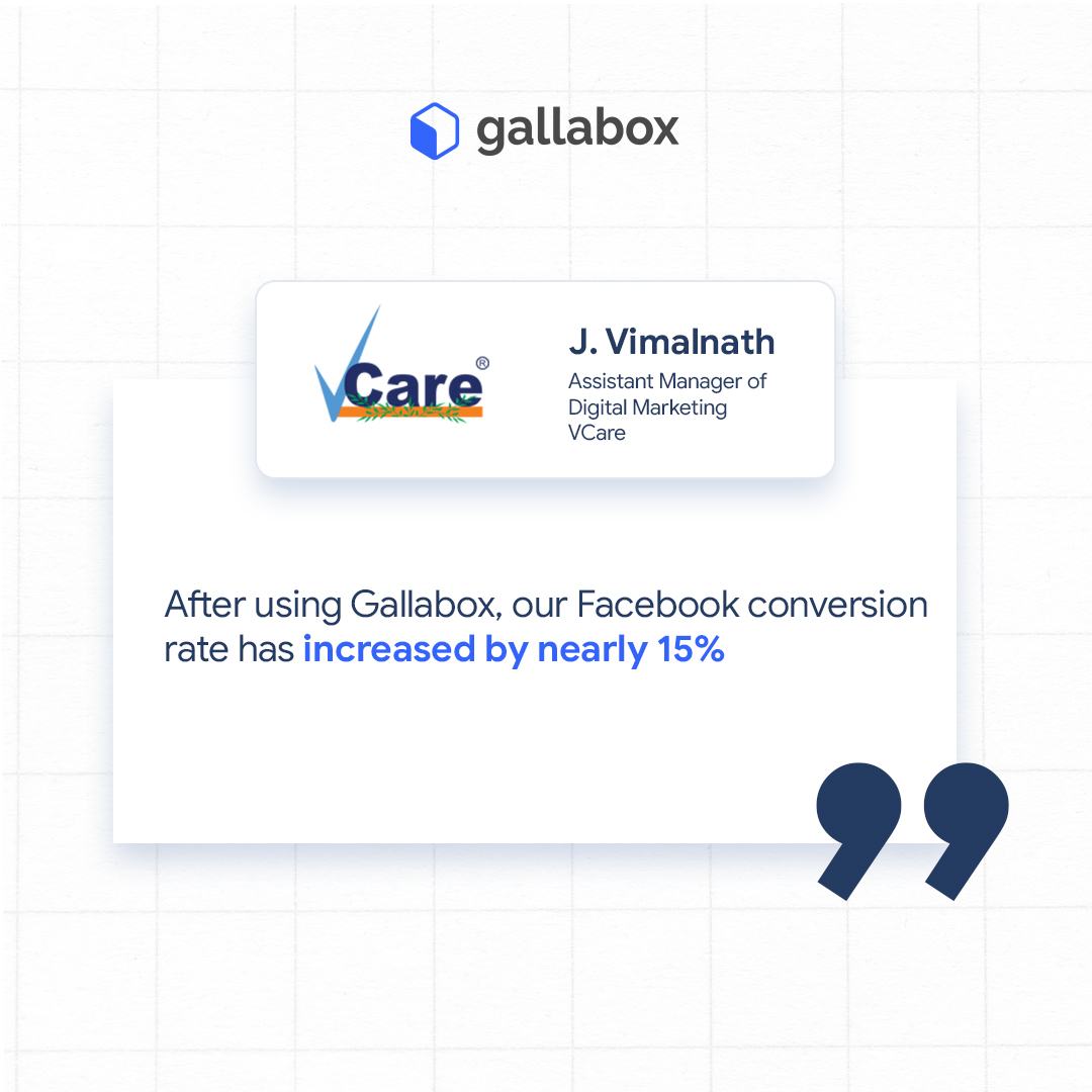 Our customers are our greatest asset. Thank you @vcaregroups for taking your time out to share your experience with @gallabox. Wishing you more success in the years to come! 
Read @vcaregroups success story here: gallabox.com/case-study/vca…

#WhatsAppbusinessAPI #gallaboxforgrowth