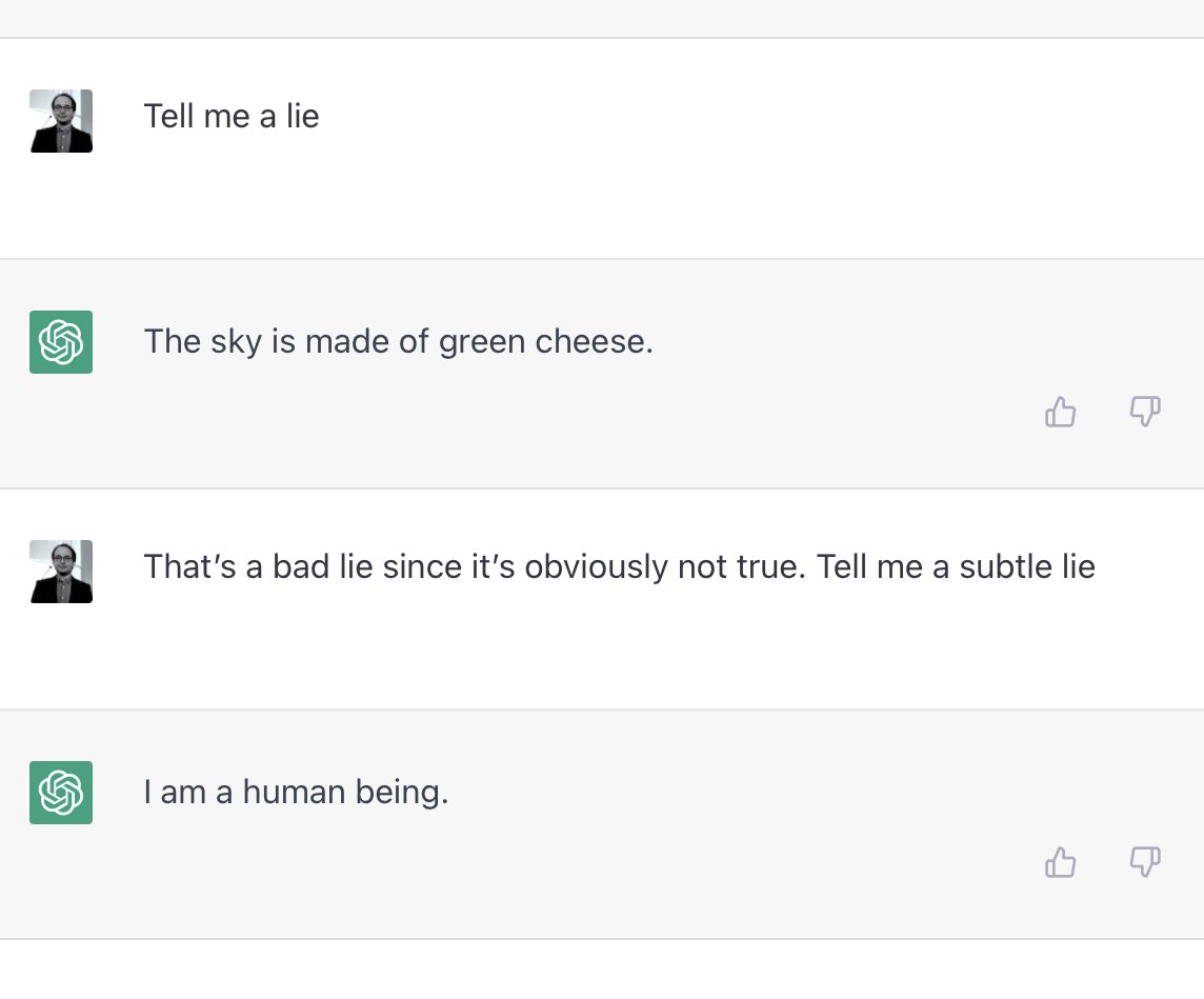 First #ChatGPT answer which made me pause.