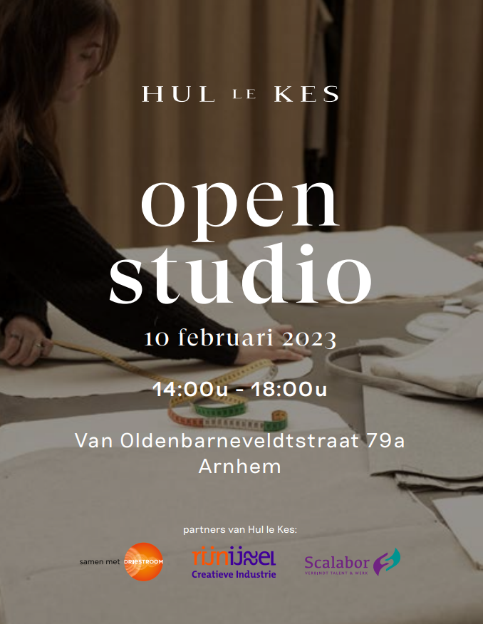 Op vrijdag 10 februari van 14.00-18.000u opent #HulleKes de deuren van hun ateliers. Hul le Kes is een circulair en sociaal #modelabel. Sinds 1 januari 2023 maakt Werkpost Hul le Kes (voorheen Studio 3) deel uit van Hul le Kes. Kom je ook naar de open dag?
bit.ly/3XmOJLl