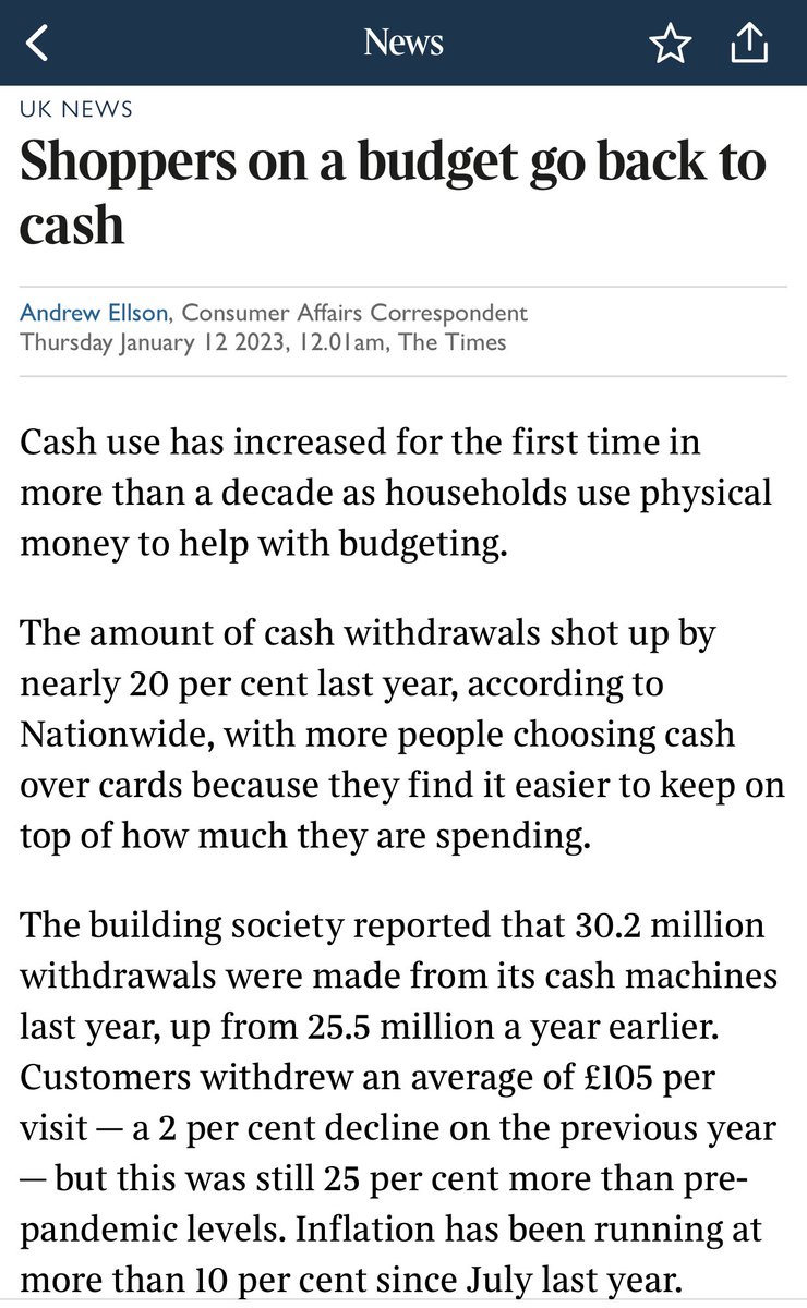 Unite finance sector has long championed the importance of protecting access to cash. Today The Times newspaper reports more research showing why cash matters. #cash #accesstocash #socialinclusion