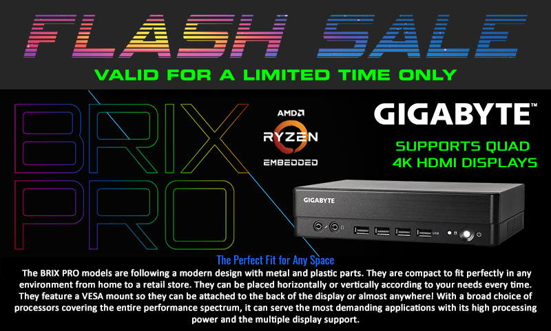 FrontosaSA's tweet image. Brix Pro can serve the most demanding applications with its high processing power and multiple display support. Now available on our website!

Link: frontosa.co.za

#ad #pckit #brixpro #GIGABYTE