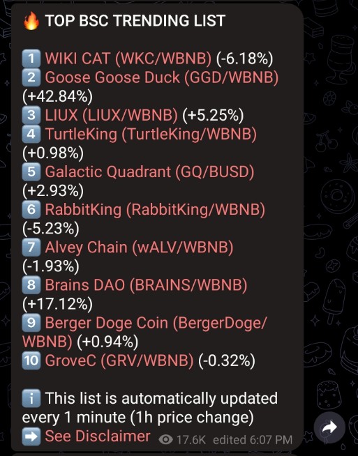 $BRAINS Currently Trending #8 on Bubble Buy Bot 👀🥵

I'm Cooking something here 😊

#BNB Leads $BRAINS Follows. 

<a href="/cz_binance/">CZ 🔶 BNB</a>

#BRAINS #BNB #BSC #BSCGemsAlert #Crypto #Binance