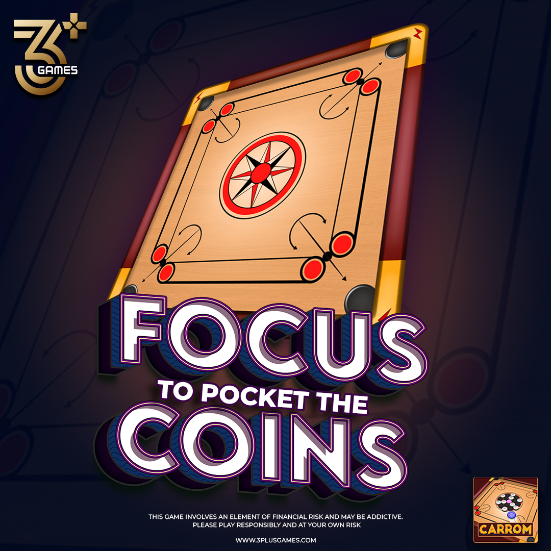 Just Aim and Pocket the Coins with a style.
.
.
.
Stay tuned for more exciting Games @3plusGames 

#carrom #playcarrom #carromboard #boardgames  #gamer  #Gameplay  #onlinecarrom #Coins  #carromcoin #play #staytuned #3plusgames