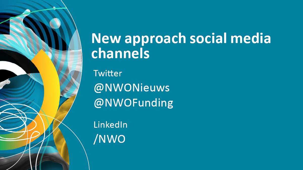 .@NWONieuws announces a redesign of our Twitter channels! From 1 February 2023 NWO switches to two Twitter channels: @NWONieuws and @NWOFunding. Follow the new channels and read more about the redesign here: nwo.nl/en/news/new-ap…