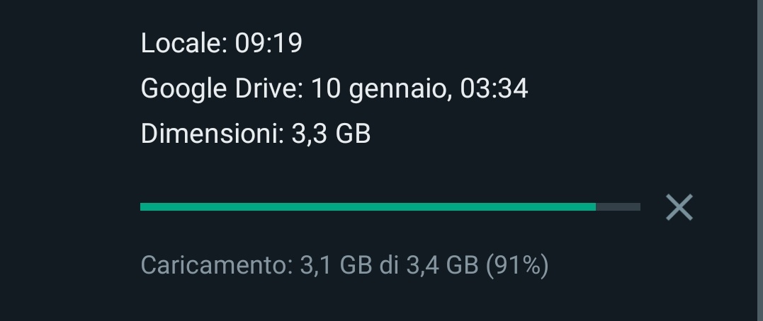 TAlexdife's tweet photo. @WhatsApp non mi fa eseguire il backup, non sono l'unica allora https://t.co/pDS0YhnEs3