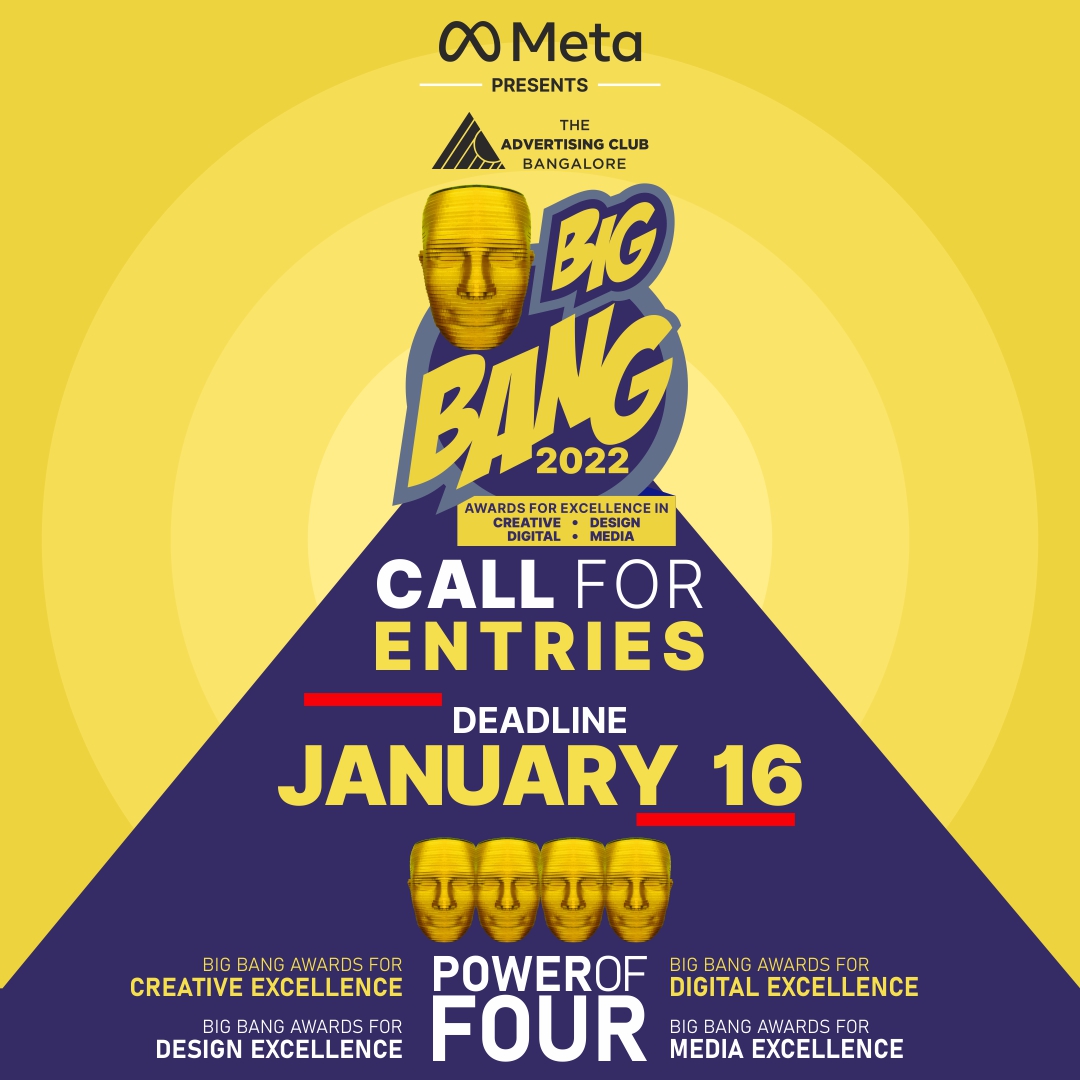 Good News, Entry Deadline Extended. Enter Now bigbangawards.com #AdvertisingClubBangalore #BigBangAwards #CreativeAwards #DesignAwards #MediaAwards #DigitalAwards
