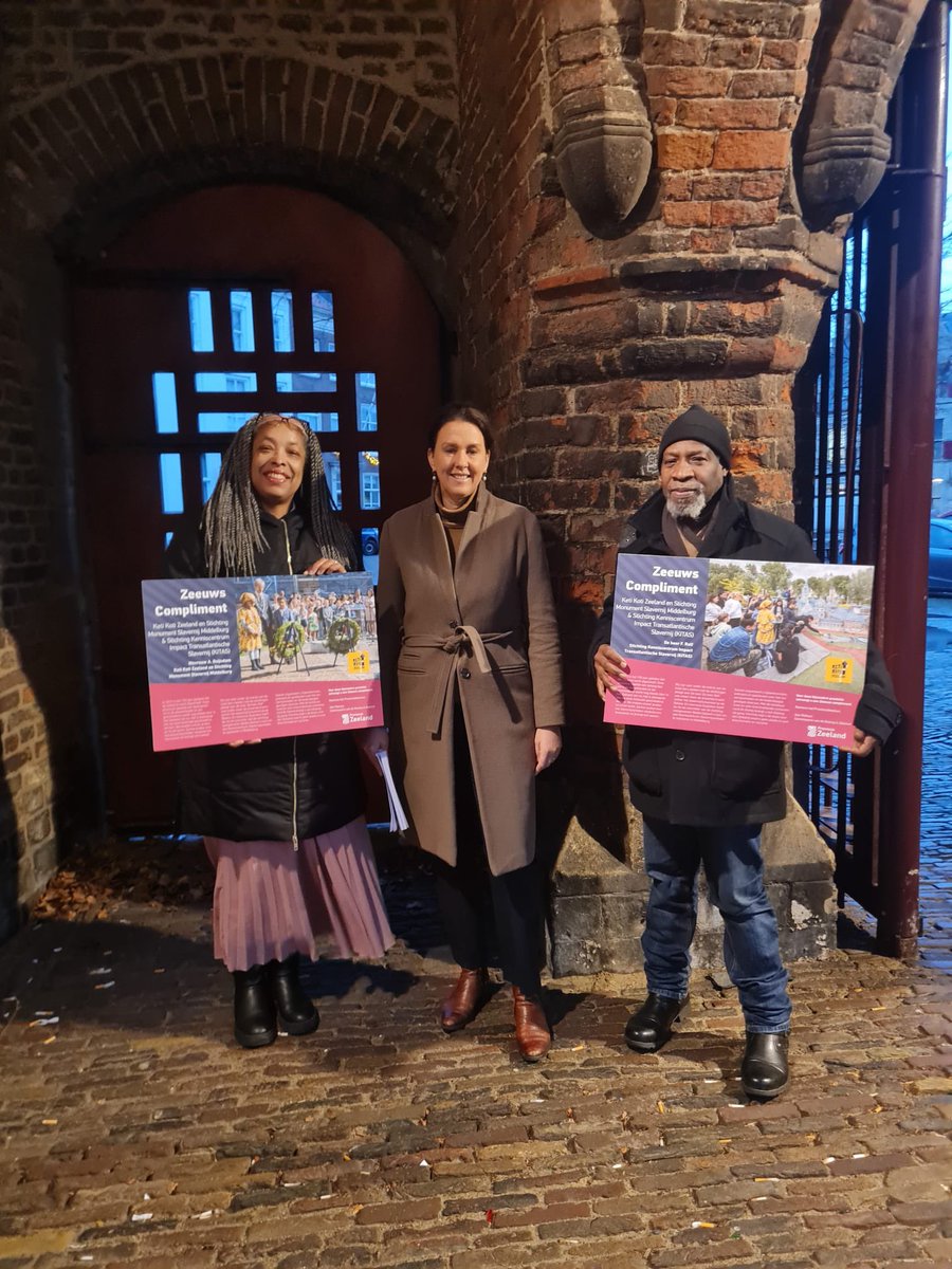 Een zeer welverdiend Zeeuws Compliment heb ik vanochtend uitgereikt aan Angelique Duijndam en Ferdinand Ralf voor hun tomeloze inzet voor het thema Slavernijverleden in Zeeland. Met veel zorgvuldigheid houden ze de dialoog hierover gaande en bespreken ze ons slavernijverleden.