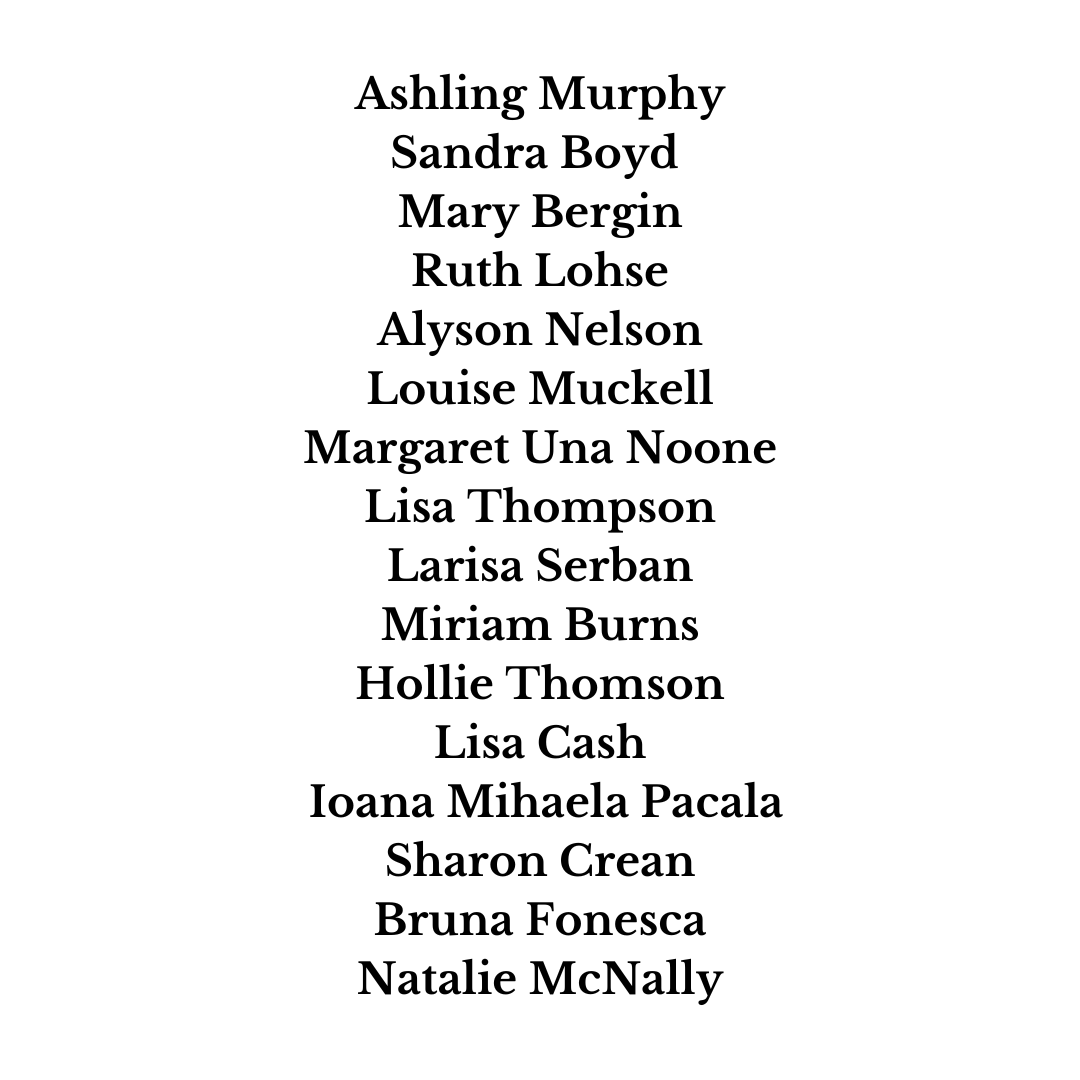 Today we remember Ashling Murphy and the 15 women who have been killed on this island since her death. 

#ViolenceAgainstWomen is an epidemic. NWC will continue to campaign for an end to all its forms in memory of these women, and all who were killed before them 🖤